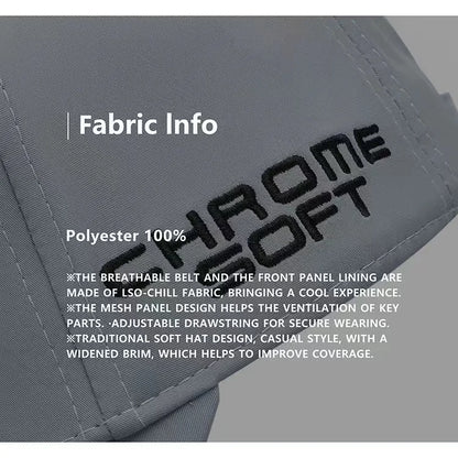 Unisex Polyester Golf Cap Quick Dry Breathable Visor Hat