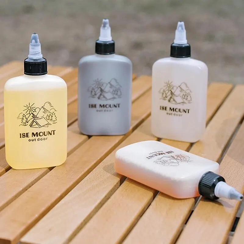 Outdoor Oil Bottle Portable Packaging Small Oil Pot Vinegar Bottle Soy Sauce Bottle Camping Leak-proof Sealed Seasoning Bottle