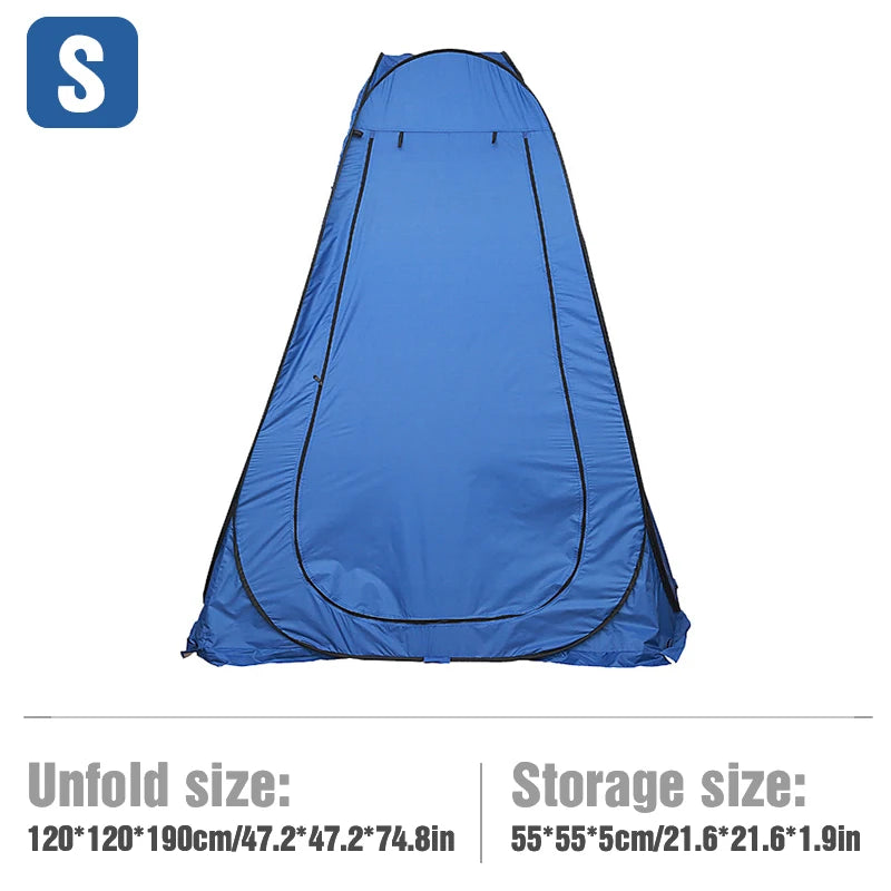 WESTTUNE Portable Pop-Up Camping Shower Tent Privacy Changing Fitting Room Tent Shelter Mobile Toilet Fishing Photography Tent
