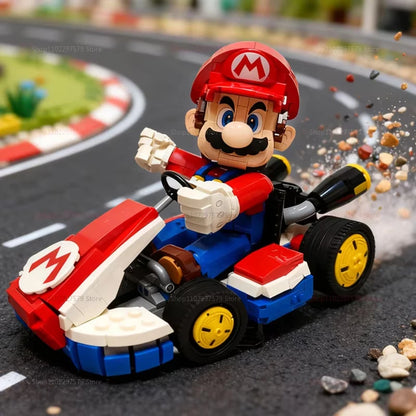 Racing Kart Building Blocks Set, 1972 Pieces DIY STEM Toy