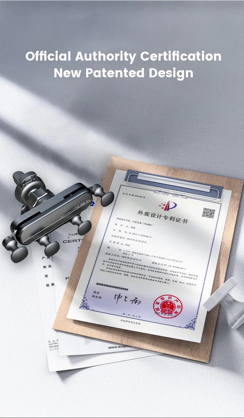 Universal Gravity Car Phone Holder Air Vent Mount Mobile Support for iPhone 13/12 Xiaomi - Automotive GPS Stand