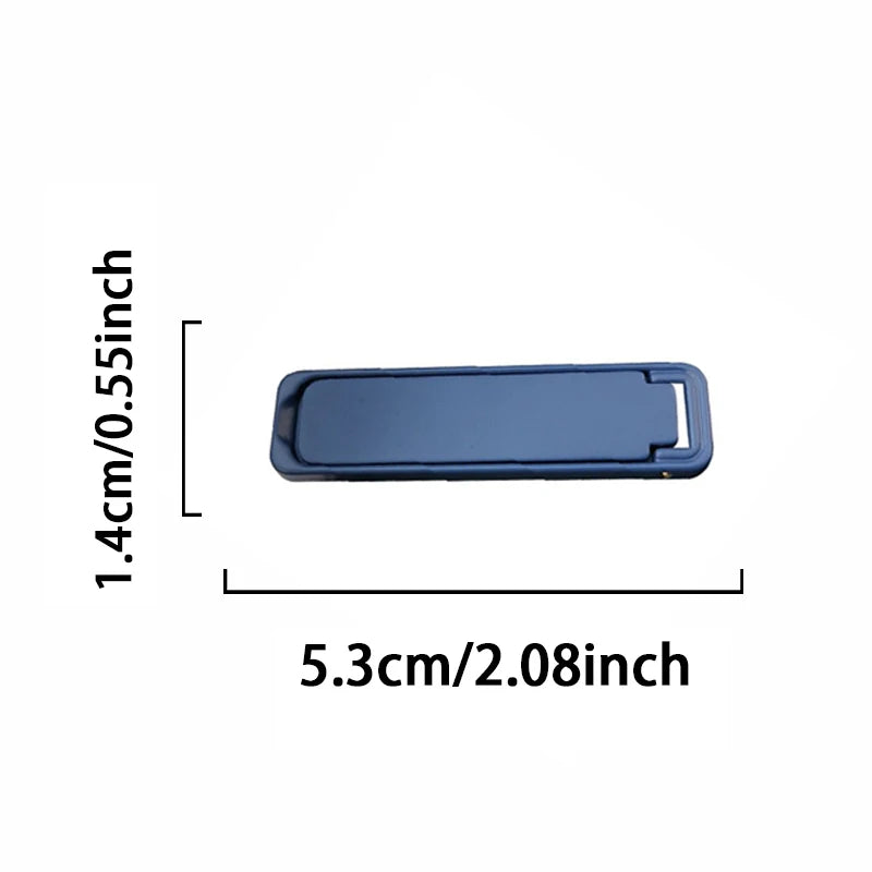 Ultra-thin Mini Holder Metal Folding Mobile Phone Bracket Back Sticker Invisible Portable Cellphone Desktop Support for iPhone