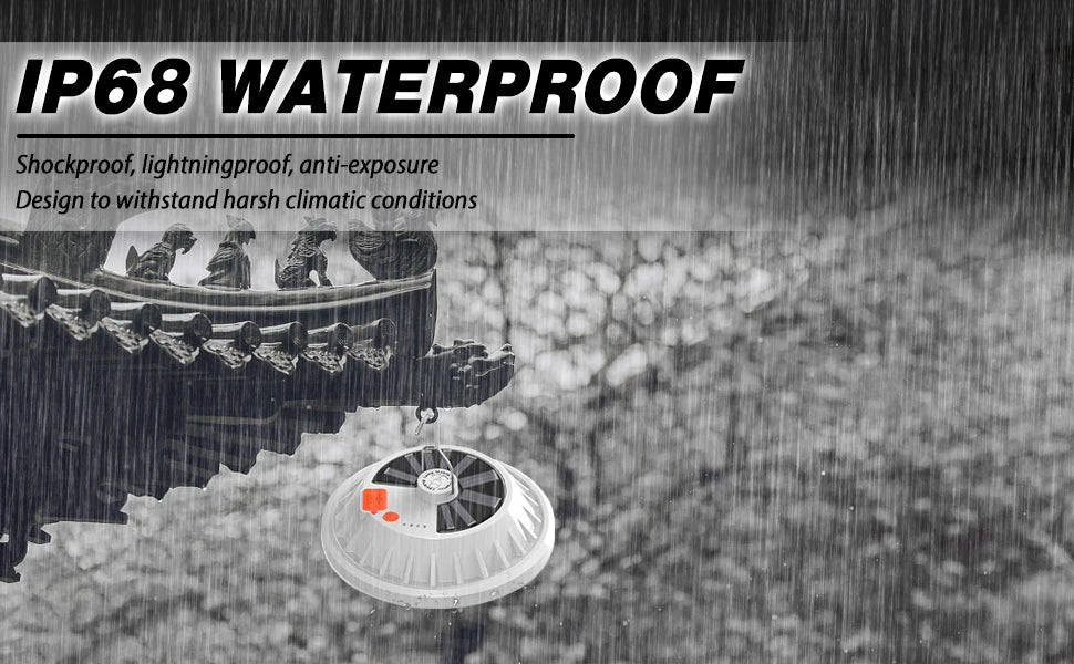 LED Camping Lantern Solar USB Rechargeable Emergency Outdoor Portable Lantern