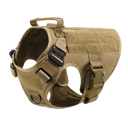Tactical Military Nylon Dog Harness And Leash Set For All Breeds