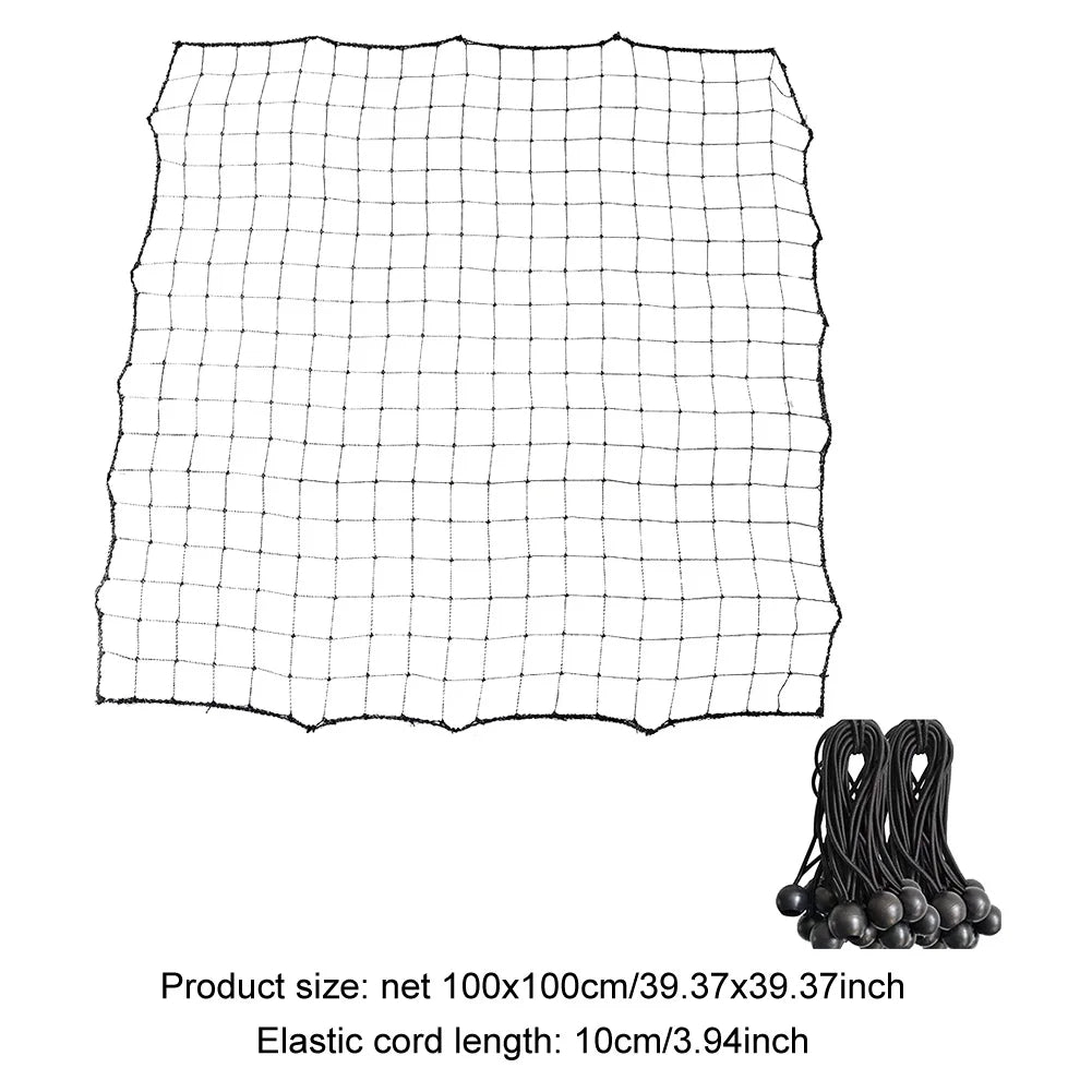 Soccer Rebounder Net with 20 Ropes Kickback Football Practice Net Target Goal Rebound Net Beginner Training Aid for Kids Teens