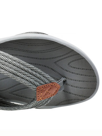 Men's EVA Flip Flops Slip On Beach Slippers Flat Sole Non Slip