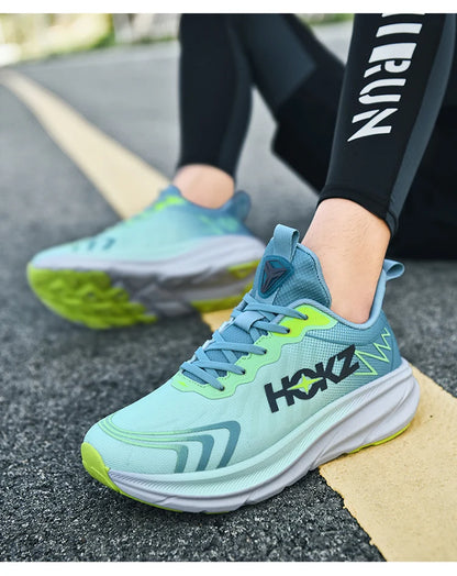 Carbon Plate Air Cushion Running Shoes Unisex Cushioned Walking Shoes