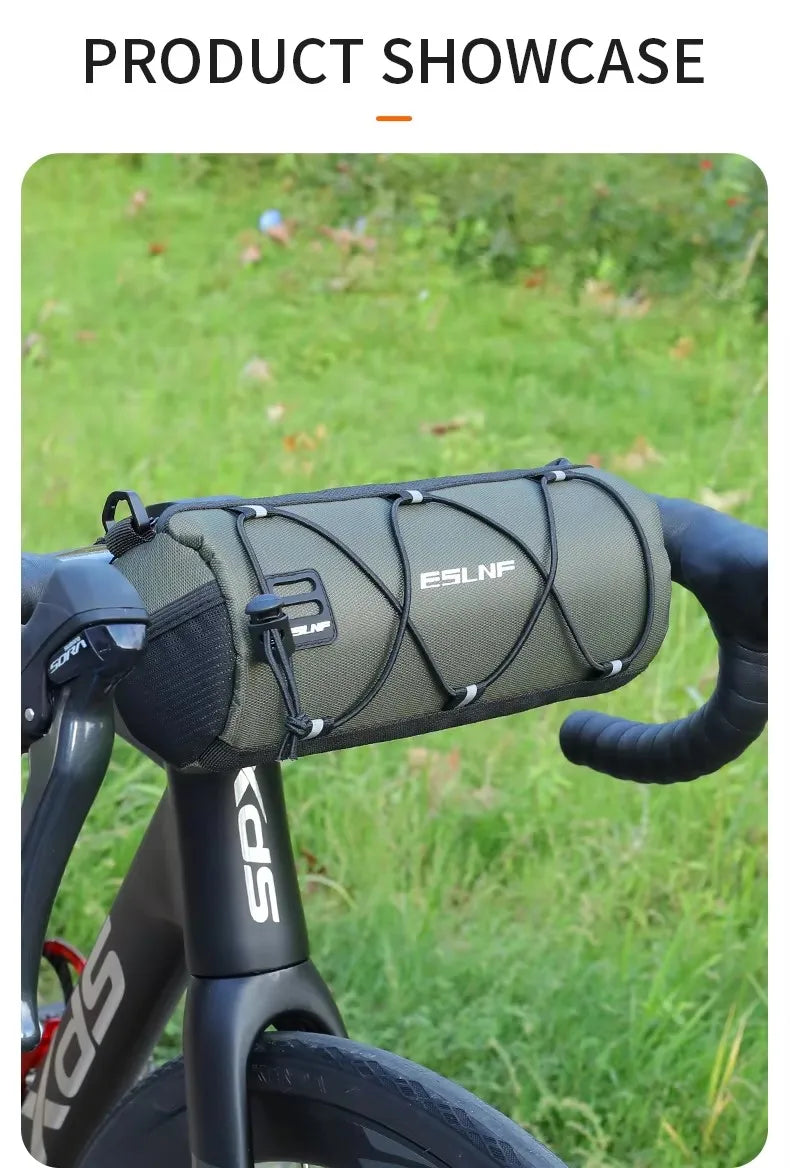 Waterproof Road Bicycle Handlebar Bag Multifunctional MTB Front Tube Bag Portable Frame Pannier Outdoor Shoulder bag