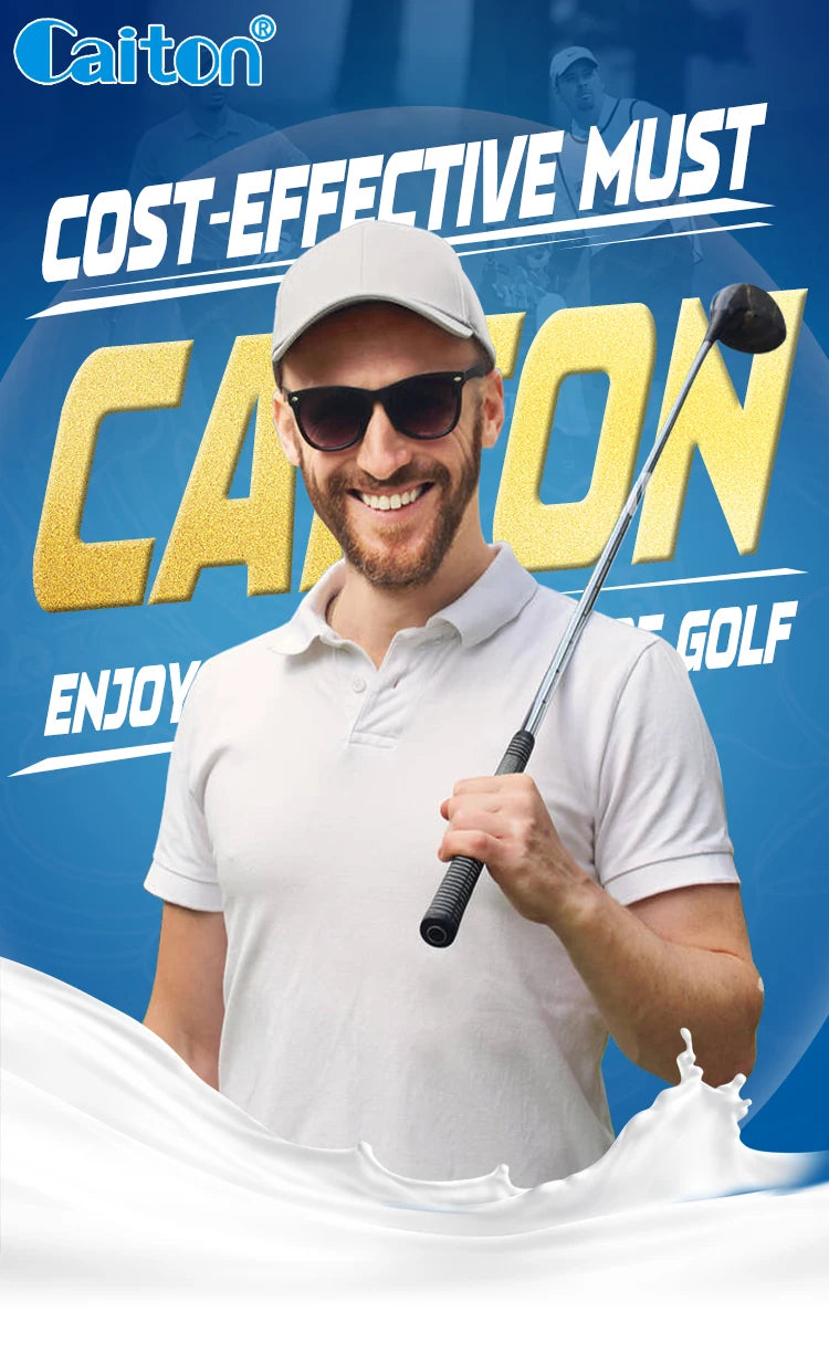 Caiton 100pcs 2-Layer Golf Balls - 332 Dimple, Max Distance, Spin Control, Durable, Precision - For Golf Training & Play