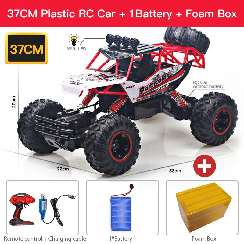 ZWN 1:12 / 1:16 4WD Remote Control Car With Led Lights 2.4G Radio RC  Cars Off-Road 4x4 Control Trucks Toys Gifts for Children