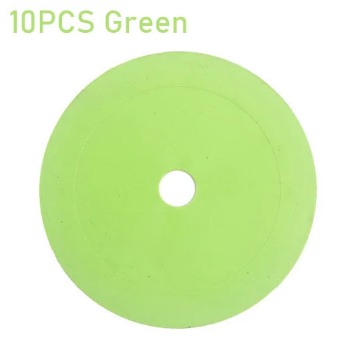 Flat Soccer Cones Marker Discs, 150mm Diameter, TPE Elastomer, Multicolor