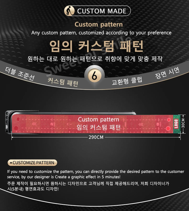 PGM TL021 3M Golf Putting Mat Golf Putter Trainer Green Carpet Practice Set Ball Return Mini Golf Putting Green Fairway Mat