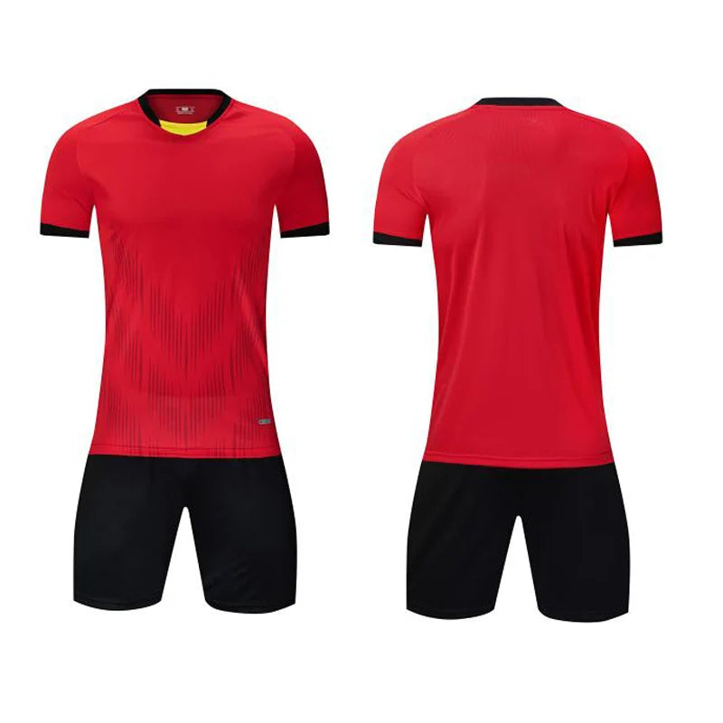 Adult Kids Personalize Football Jerseys Soccer Uniform MAN Women Team Training Quick-Drying Sportswear  Futsal Tracksuit Outfit