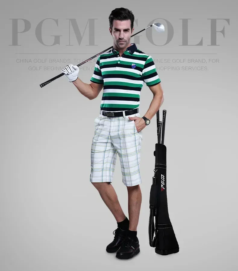 PGM  Waterproof Nylon Golf Gun Bag Protable Sunday Bag for 4~5pcs Golf Clubs Lightweight Golf Caddie Aviation Bag QIAB010