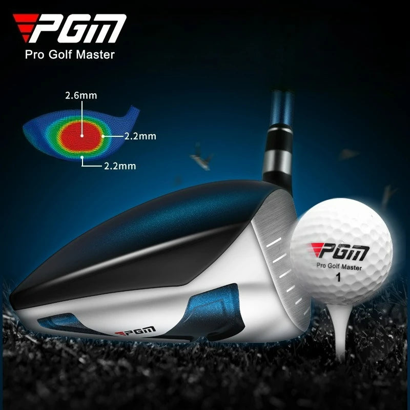 PGM Titanium Alloy No.1 Wood Iron Rod Putter Set Low center of gravity Golf Club Complete Set for Men Beginners MTG075