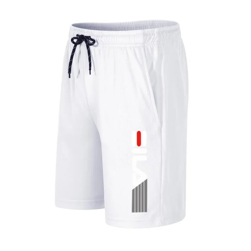 Men's Running Shorts Casual Sports Breathable Mesh Quick Dry Shorts Outdoor Hiking Clothing Fitness Quick Dry Drawstring Shorts