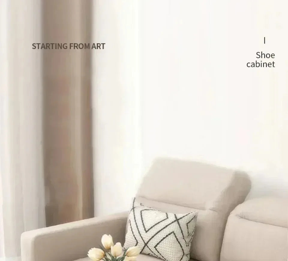 Modern Light Luxury Compact Coffee Table – C-shaped Portable Side Table for Living Room Sofa