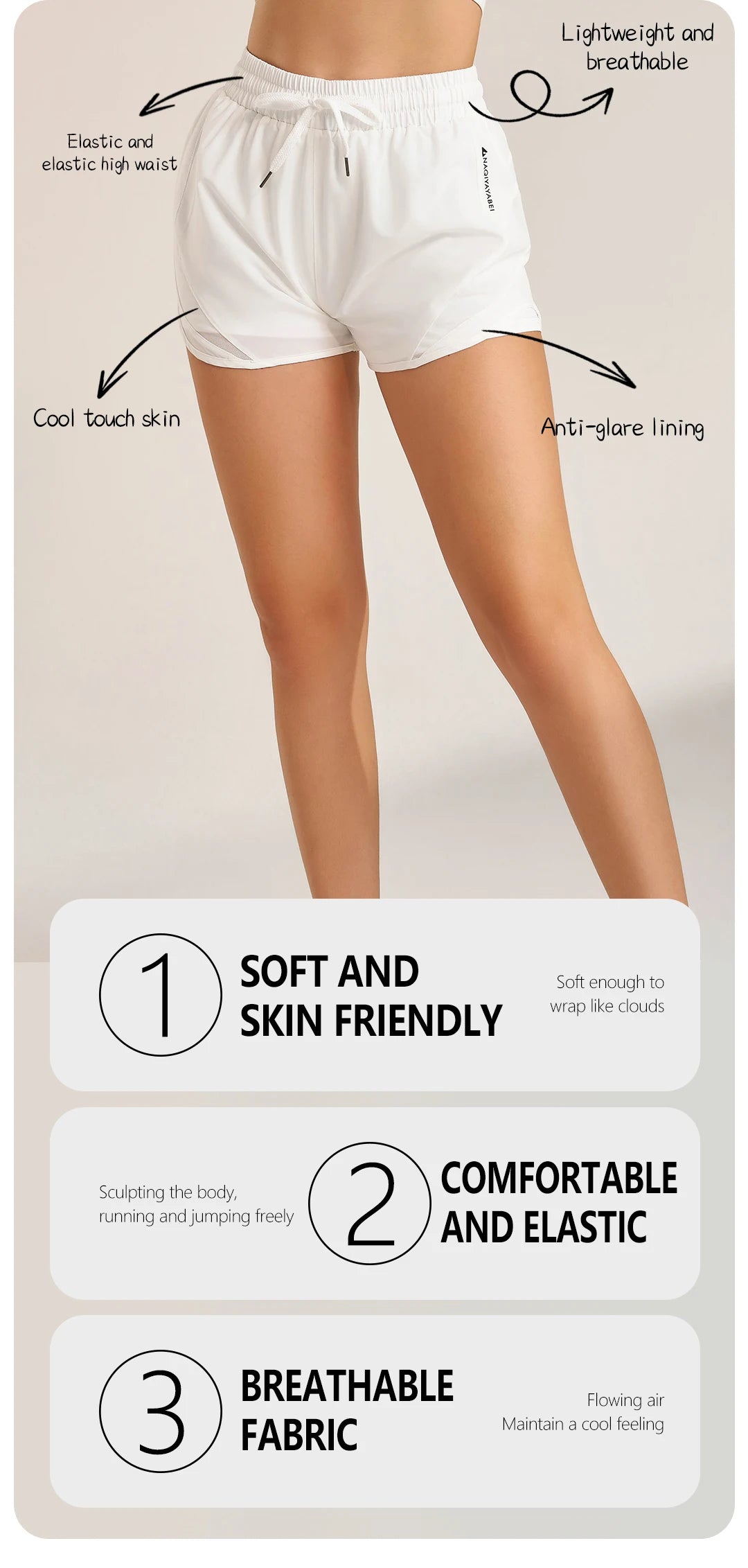 Women Sportswear Yoga shorts  Bottoms Running Shorts Gym Fitness Activewear Workout Gym Wear Ropa Deportiva Mujer