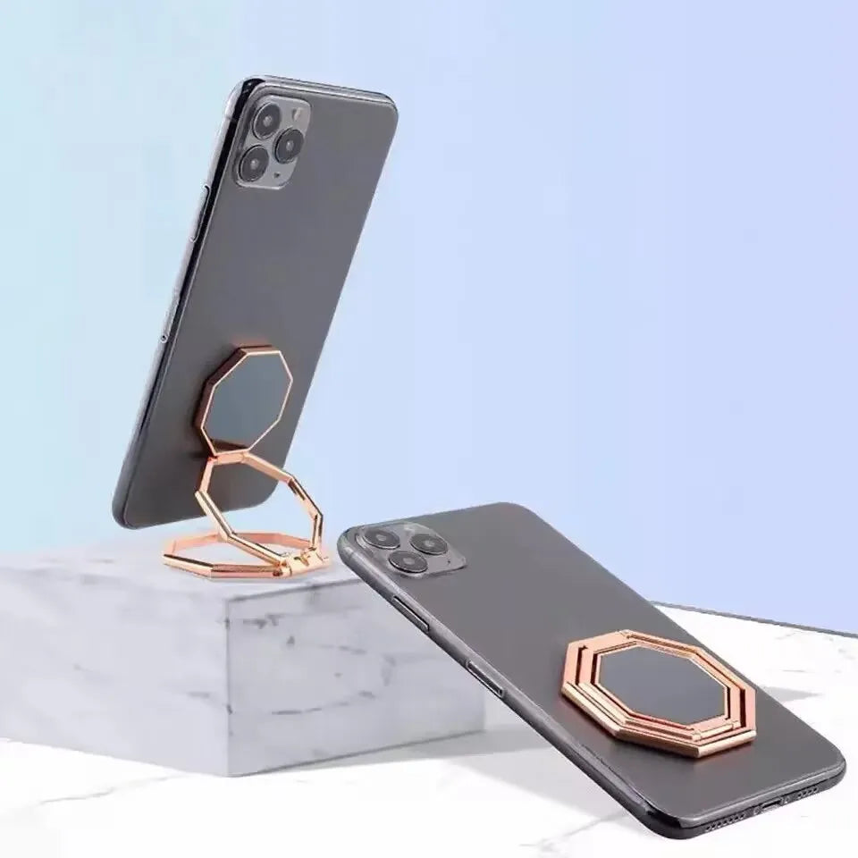 360 Rotation Mobile Phone Foldable Stand Ultra-Thin Mobile Phone Ring Stand Multi Angle Portable Desktop Gossip Metal Stand