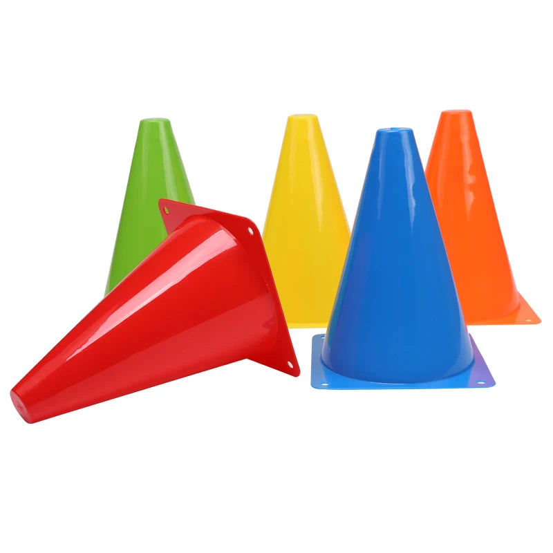 25PCS  Hot Sale Colorful Marker Cones Soccer Agility Training Cones Football Marker Cones Cheap Price Portable Football