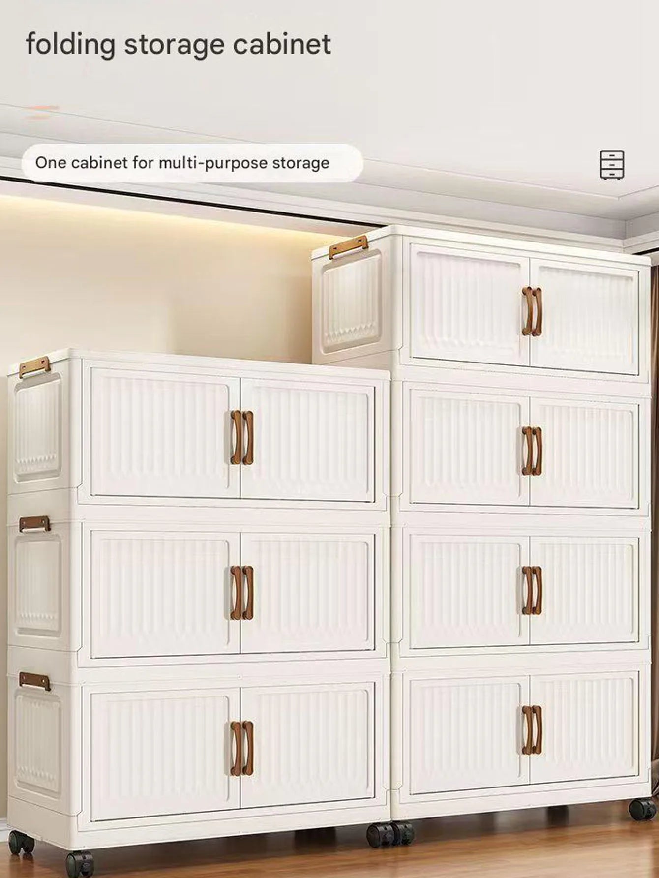 Storage Box, Household Foldable Cabinet, Storage Cabinet for Clothes, Toys, Snacks, Extra-Large Capacity Storage Cabinet, Organizing Box