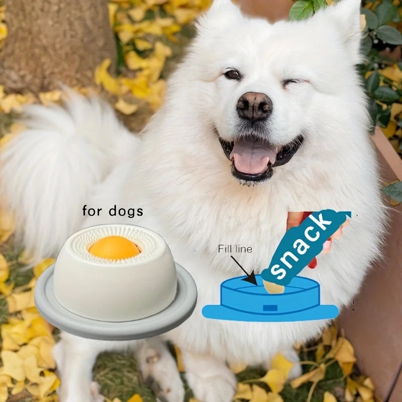 Interactive Lick Toy for Dogs – Slow Feeder and Food Dispenser for Puppy Training