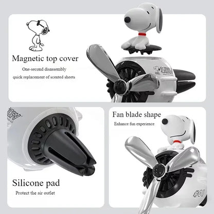 Air Freshener Propeller Pilot Series Car Anime Figure Aromatherapy Diffuser