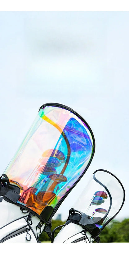 Golf Bag Cap PU Transparent Laser Seven Color Unisex