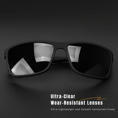 Polarized Square Frame Sunglasses Multicolor Lenses UV400