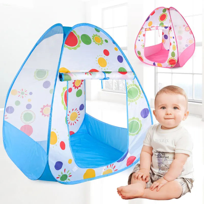 Children'S Pop-Up Game Tent Sunflower Game Indoor And Outdoor Games Tent House Toys, Convenient To Carry Perfect Children'S Gift