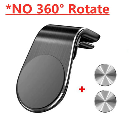 360 Degree Magnetic Car Phone Holder Metal Air Vent Mount Universal