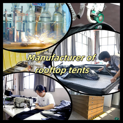 Aluminum Four-Person Rooftop Tent, Hard Shell, Closed Size 212x131x19 cm