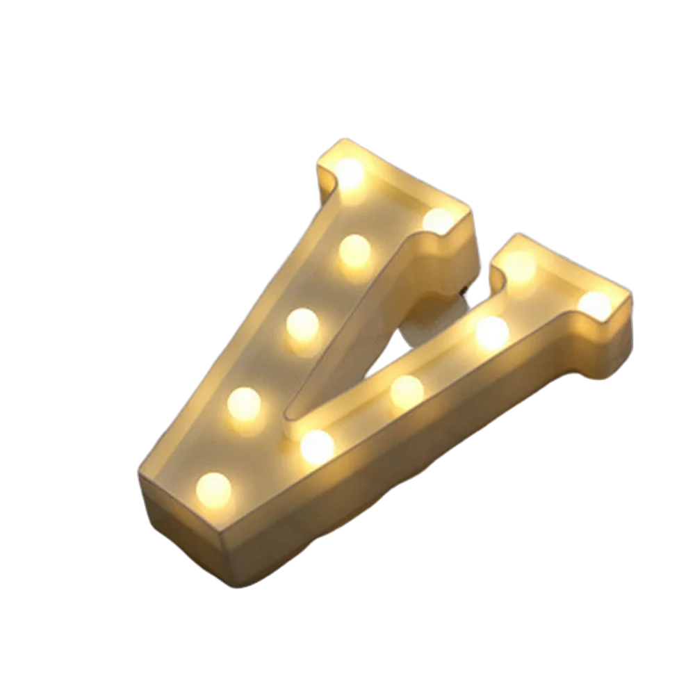 LED Letter and Number Light Set PVC Warm White Decor