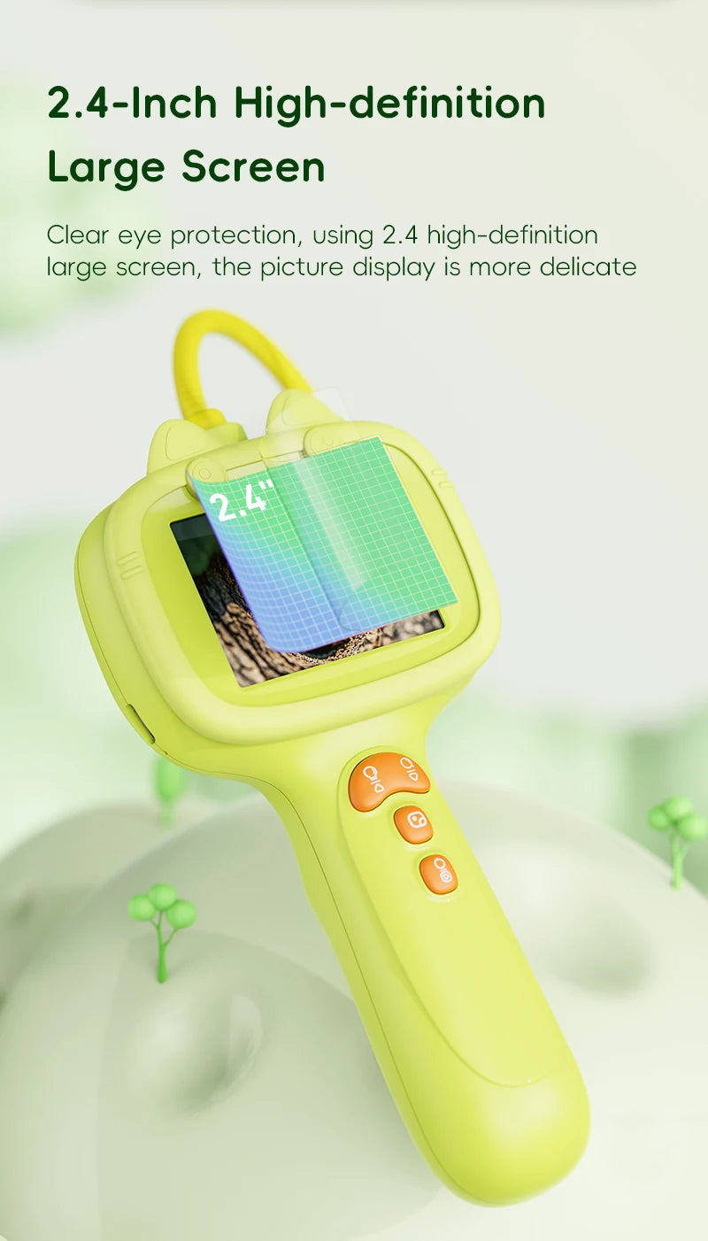 Kids Borescope Snake Camera with Light Outdoor STEM Educational Toy Endoscope Science Gift for Boys Girls Camping Explore Nature