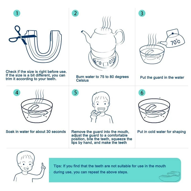 Boxing MMA Wrestling Mouth Guard, Football Rugby Sports Gum Shield, Slim Fit Design for Maximum Teeth Protection and Comfort