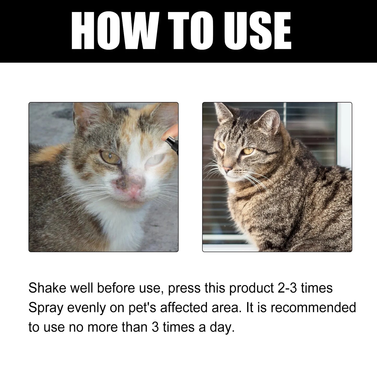 Pet Moss Spray Dogs Cats Relieve Itching Fur Regrowth Tick Lice Mite Remover Flea Killer Ringworm Treatment Pet Skin Care Liquid