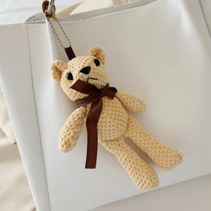 16cm Pineapple Bear Plush Toy Keychain Bag Pendant