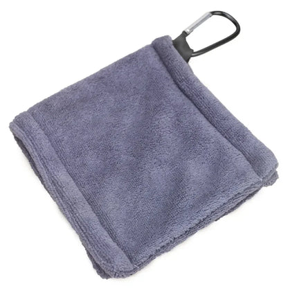 Golf Ball Cleaning Towel Microfiber Scrub For Ball And Club