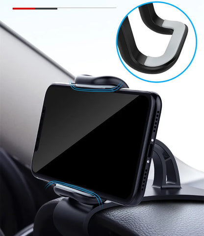 360 Degree Rotating Car Phone Holder Universal Dashboard Mount