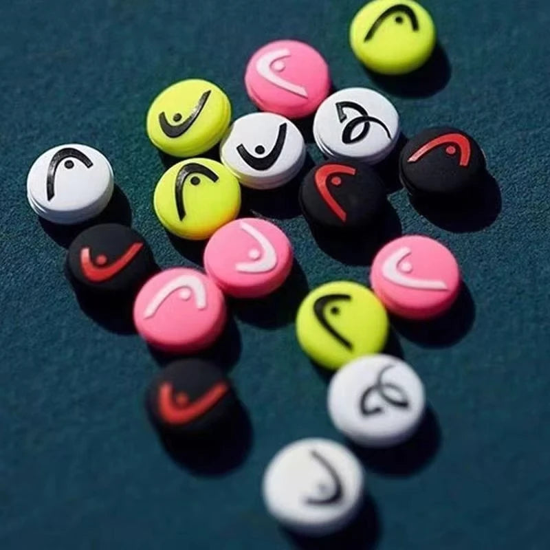 10/2Pcs HEAD Tennis Racquet Vibration Dampeners Silicone Reduce Professional Tennis Racket Accessories Damper Shock Absorber