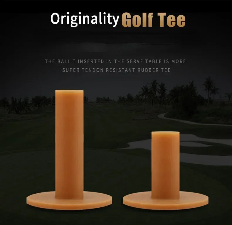 PGM 4pcs Training Practice Tee Mat Golves Ball Hole Holders Beginner Trainer Practice Rubber Golf Tee Holder QT001