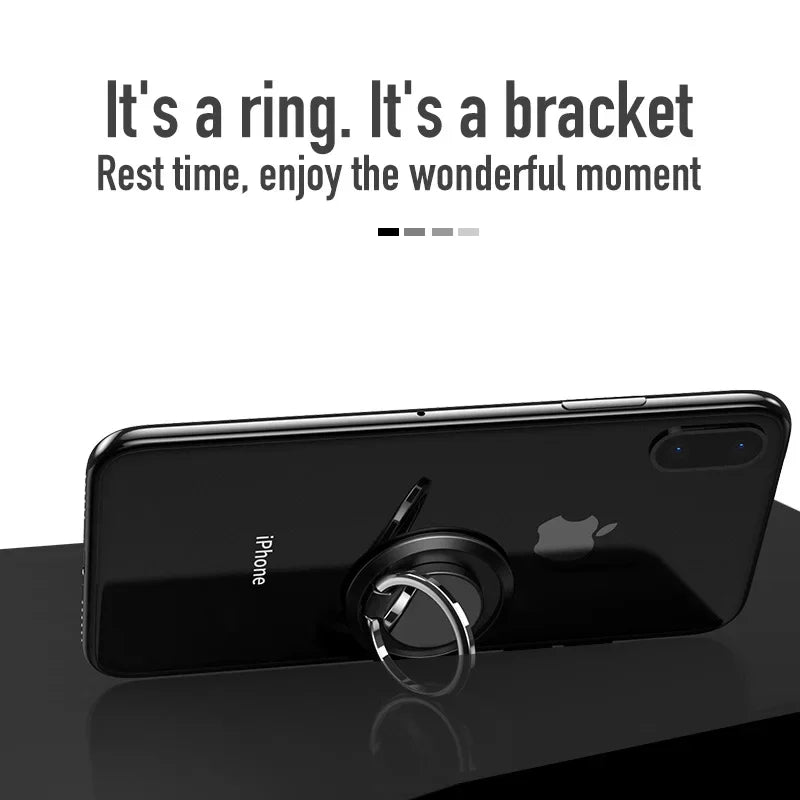 Universal Finger Ring Holder Stand Mobile Phone Luxury Rotatable Phone Back Sticker Holder  for IPhone Samsung Xiaomi