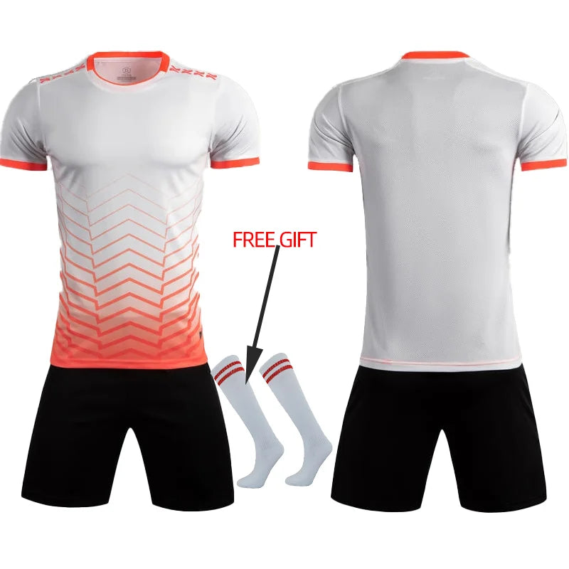 Adult Kids Football Jersey Men Customize Soccer Uniforms Sports Clothes Women Futsal Sportswear Child Training Tracksuit Outfit