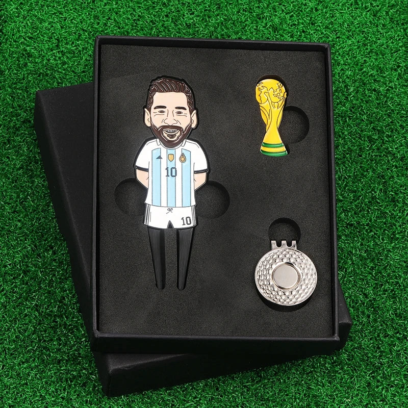 1 Pcs  Golf Ball Marker Putting Green Pitch Fork Groove Cleaner Golf Pitchfork Golf Divot Tool