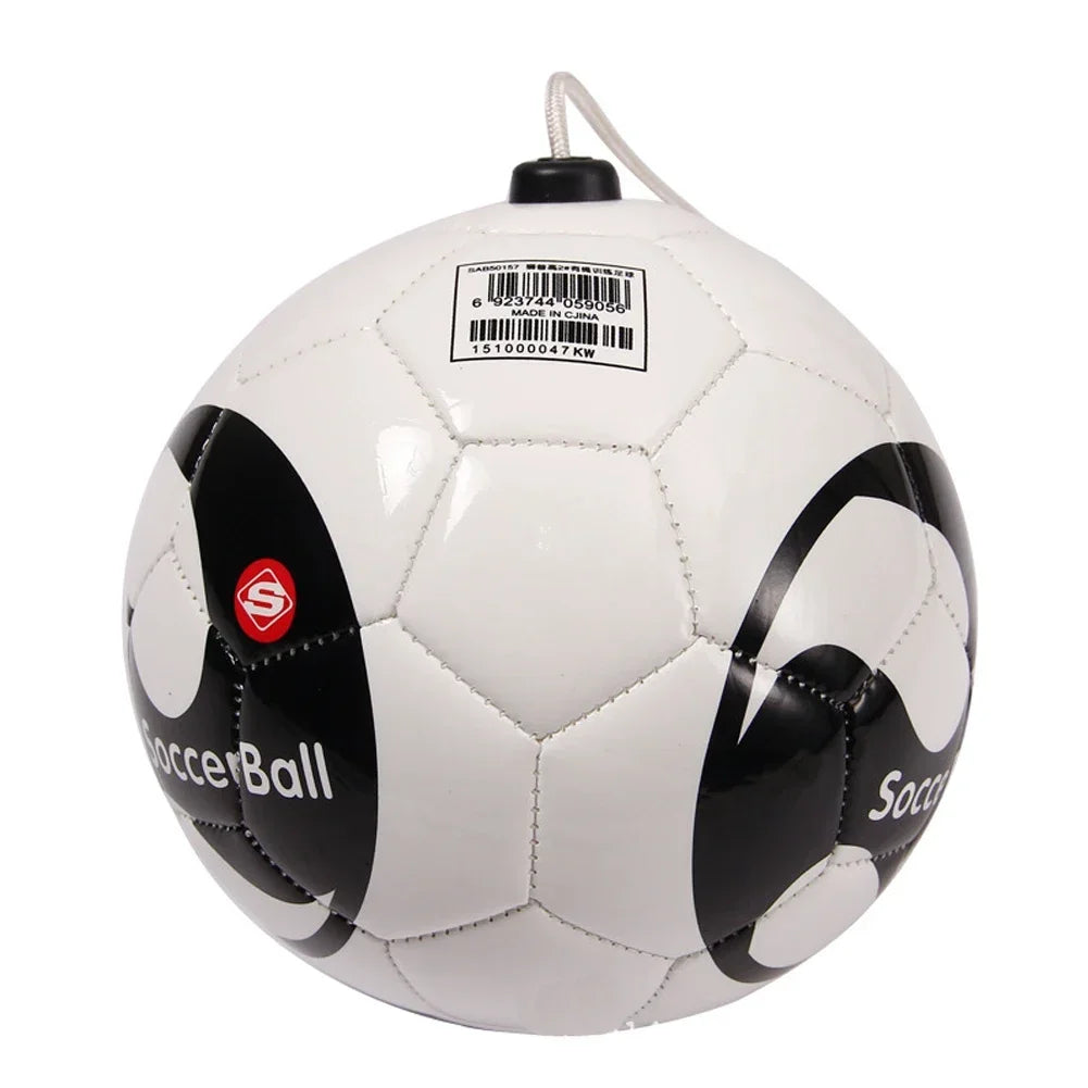 Football Training Ball Kick Soccer Ball Practice Belt TPU Size 2 Football Rope Touch Solo Kickwith String Beginner Trainer Parts