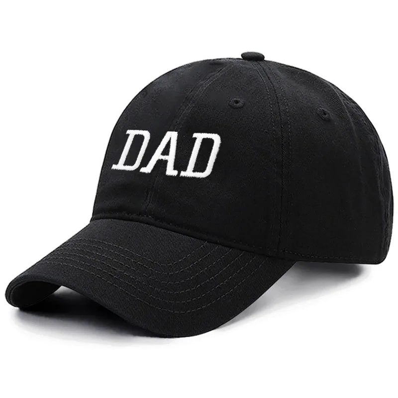 DAD MOM Embroidery Pure Cotton Men's Baseball Cap For Man  Womne's Fashion Sport Golf Caps Sun Hat Dropshipping