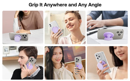 Universal Magnetic Phone Holder Stand With Silicone Grip