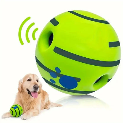 Dog Interactive Ball Toy For IQ Training Green Vinyl Ball