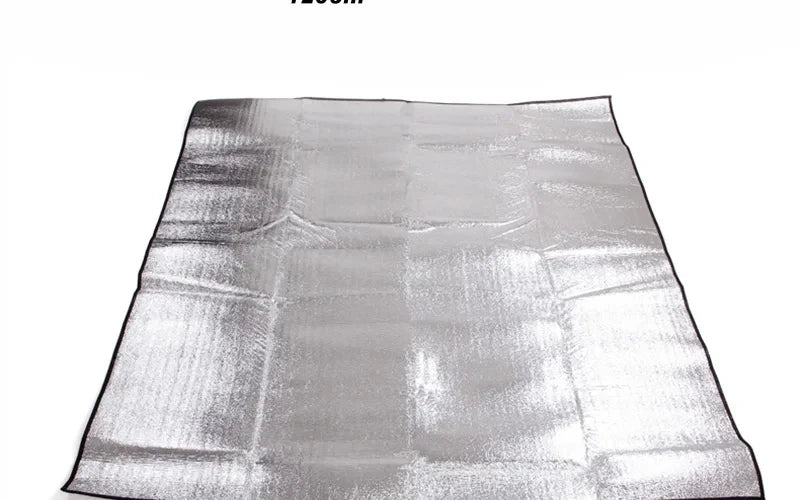 Camping Mat Foam Foil Blanket  Aluminum Insulation Foam Foil Mat Sleeping Pad Thermal Outdoor Tent Footprint Reflecting Heat