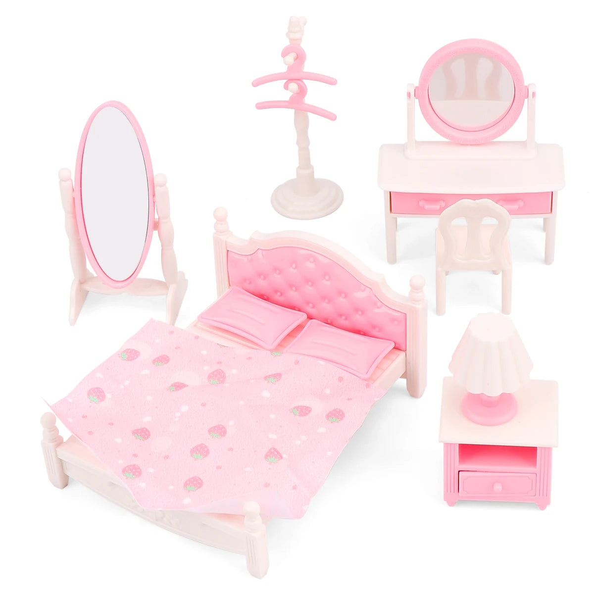 Children's Mini Furniture Toy Set, Mini Kitchen Toys, Bathroom Toys, Laundry Toys, Mini Scene Doll House Decations